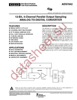 ADS7842EB/1K datasheet  